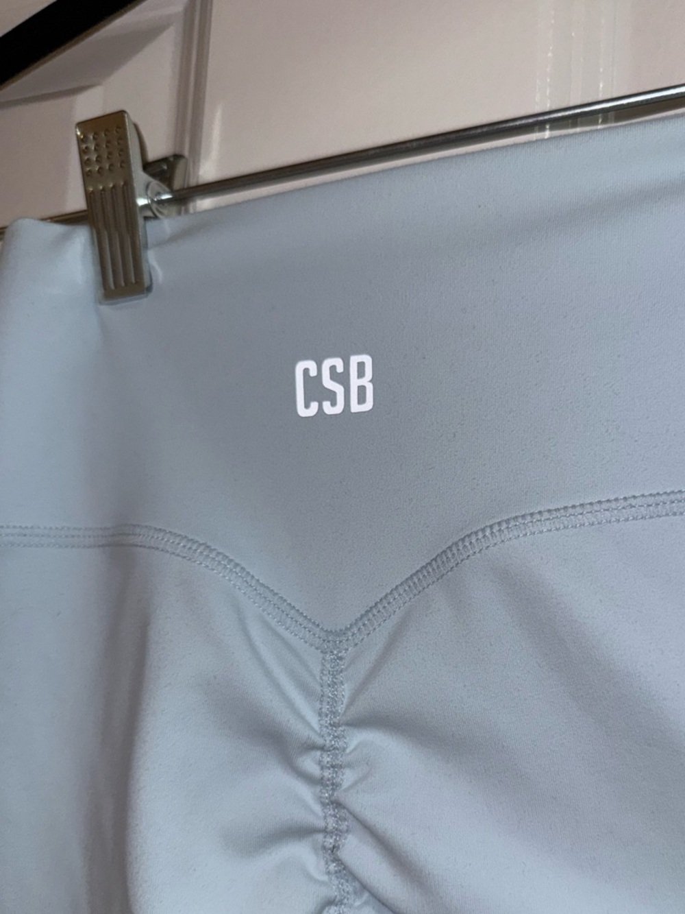 Crop Shop Boutique Powder Blue Flare Leggings - Picture 4 of 4